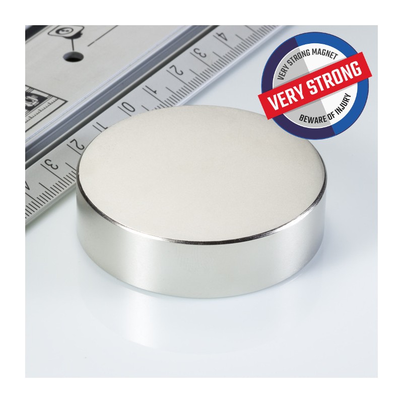 Magnet neodim cilindru cu diam.55x15 N 80 °C, VMM4-N35