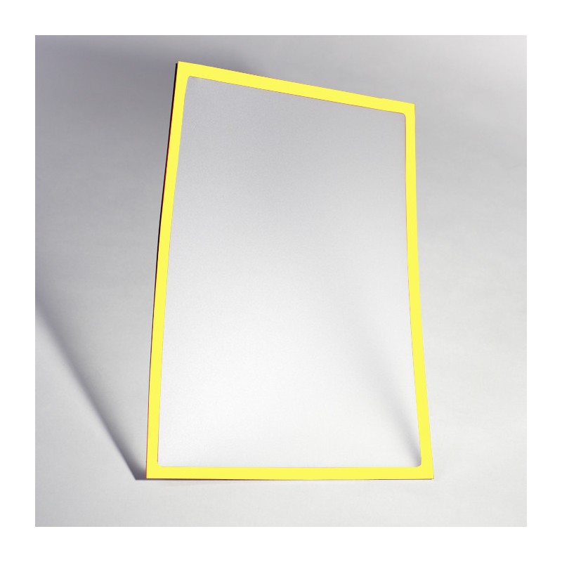 Buzunar magnetic A4 cu chenar galben