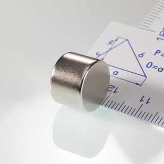 Magnet neodim cilindru cu diam.14x10 N 80 °C, VMM5-N38