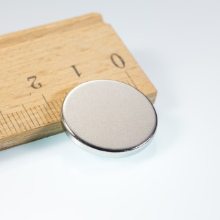 Magnet neodim cilindru cu diam.20x2,5 N 80 °C, VMM5-N38