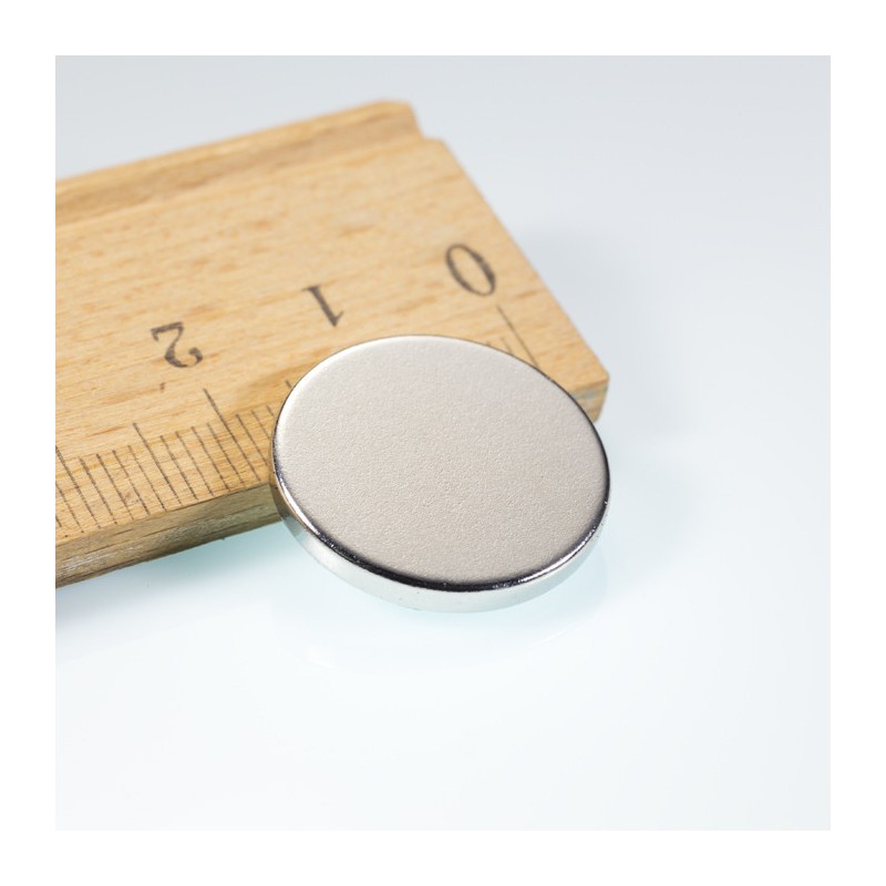 Magnet neodim cilindru cu diam.20x2,5 N 80 °C, VMM5-N38
