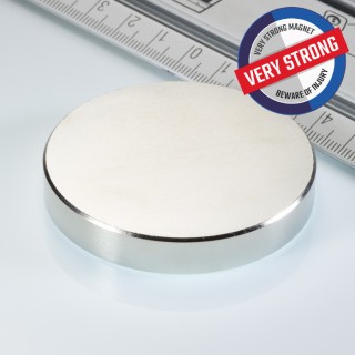 Magnet neodim cilindru cu diam.60x10 N 80 °C, VMM6-N40