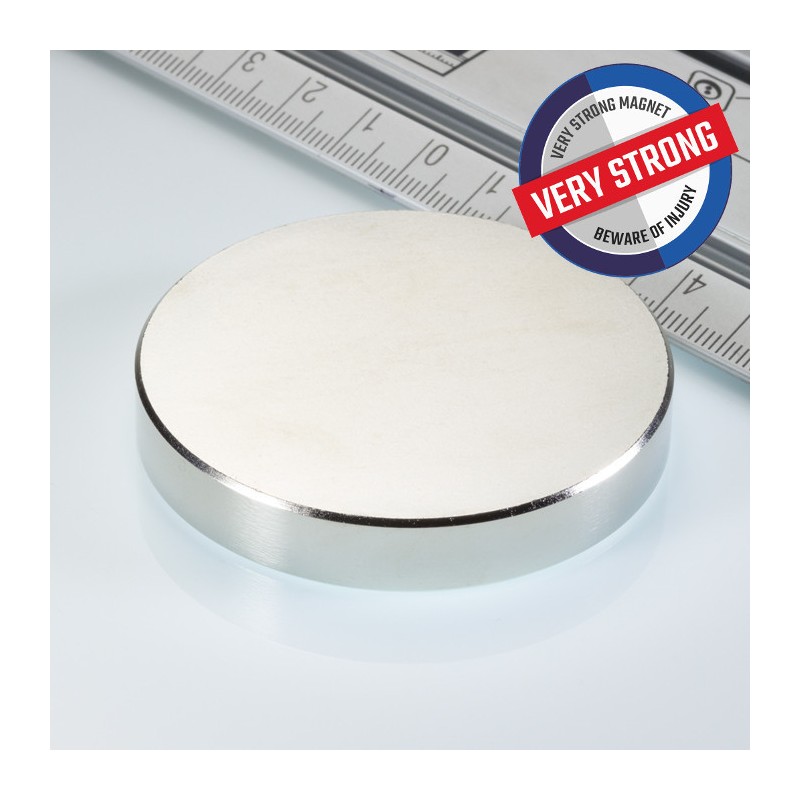 Magnet neodim cilindru cu diam.60x10 N 80 °C, VMM6-N40