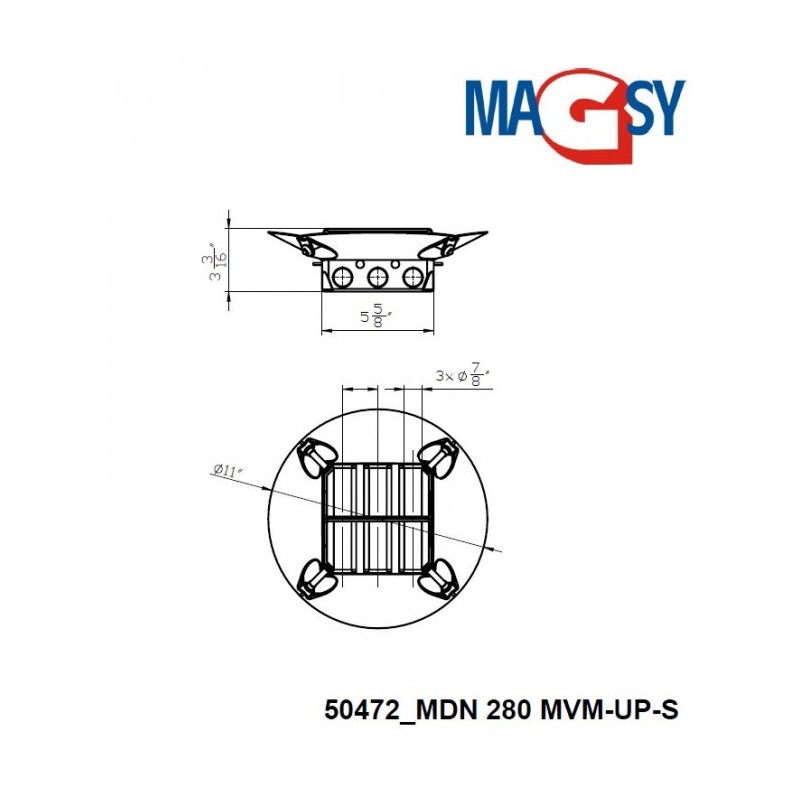 Magnet pentru pâlnia de alimentare - UP - model S