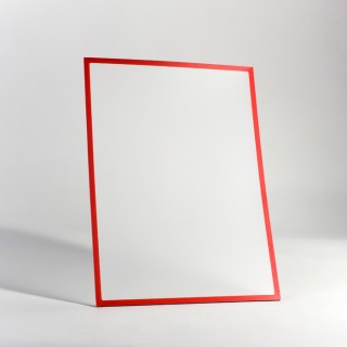 Buzunar magnetic Letter (279 x 216 mm) cu chenar roșu
