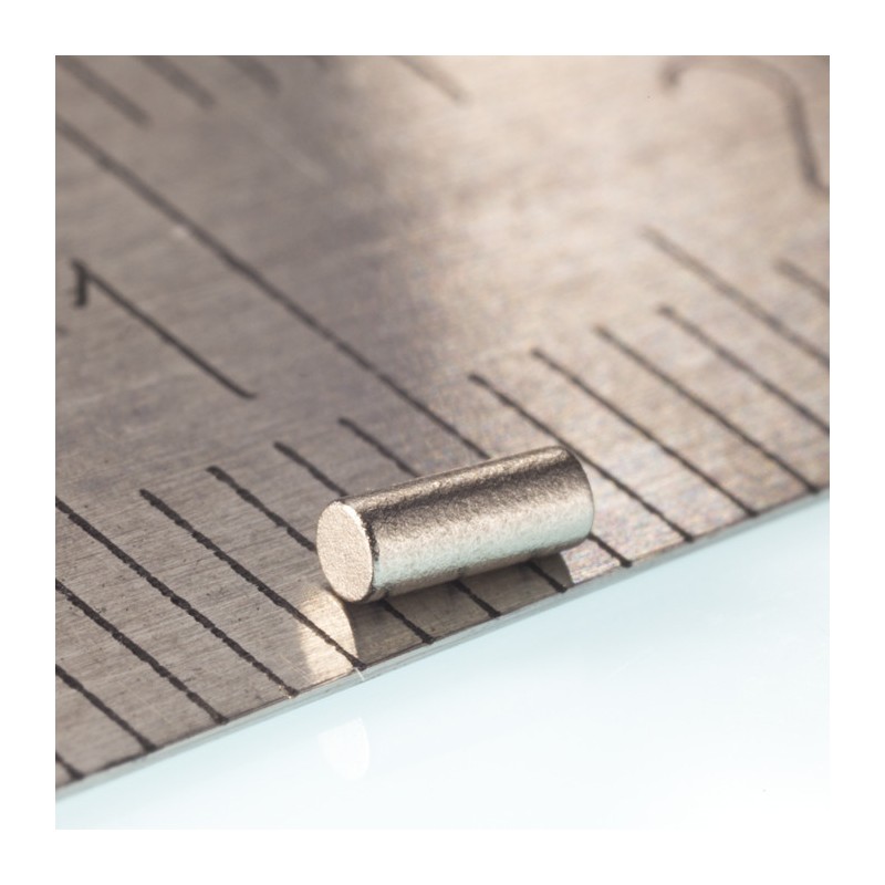 Magnet neodim cilindru cu diam.1,2x3 N 80 °C, VMM5-N38