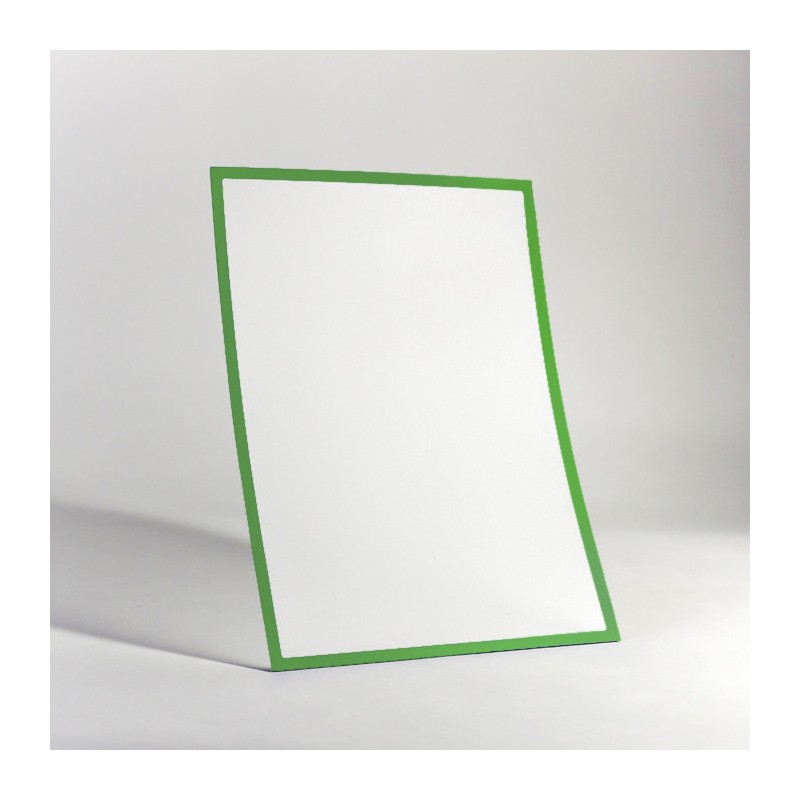 Buzunar magnetic A3 cu chenar verde