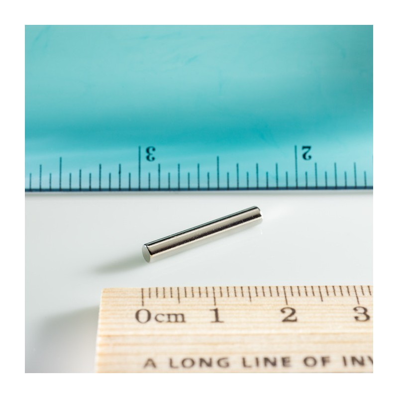 Magnet neodim cilindru cu diam.3x20 N 80 °C, VMM5-N38
