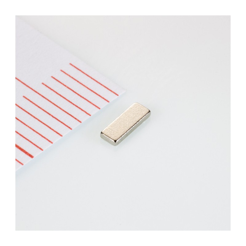 Magnet neodim bloc 4,2x1,5x0,6 N 80 °C, VMM8-N45
