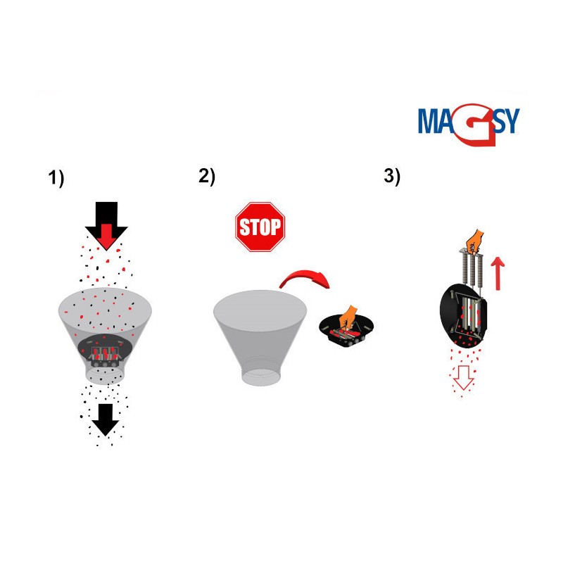 Magnet pentru pâlnia de alimentare - UP - model XL