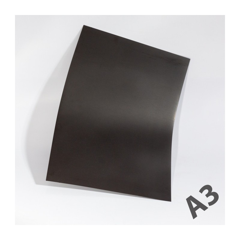 Folie magnetică A3 (420x297 mm) 1 mm - negru - fără tratament de suprafață