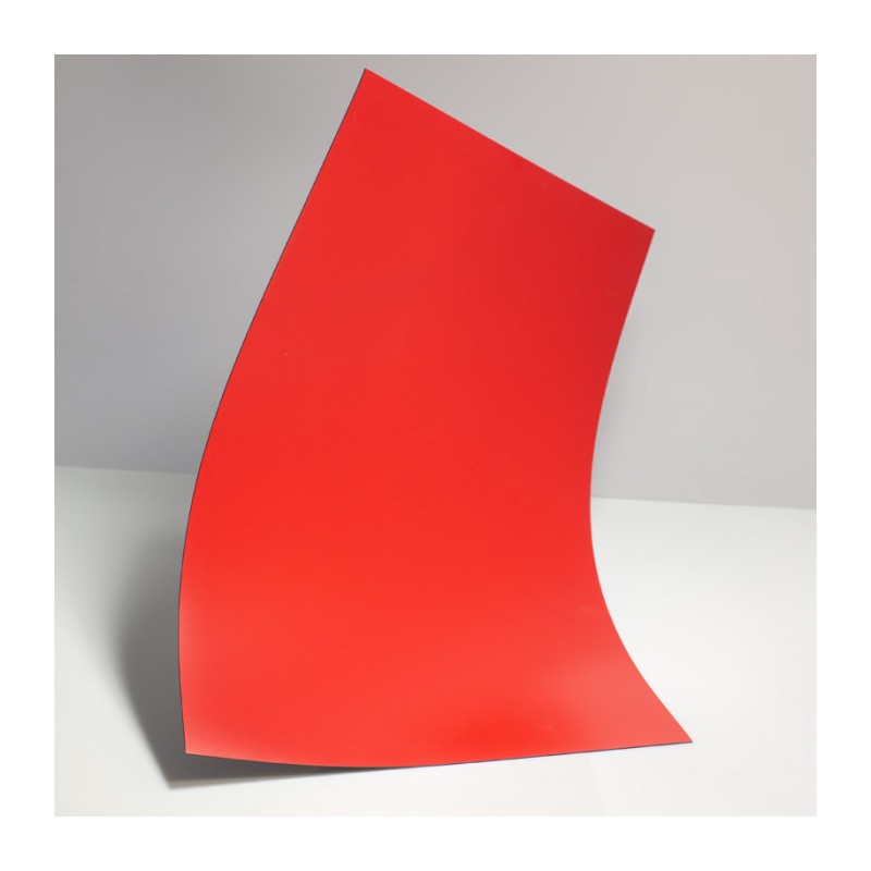 Folie magnetică A3 (420x297 mm) roșie grosime 1 mm