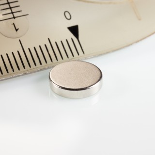 Magnet neodim cilindru cu diam.9x2 N 80 °C, VMM7-N42