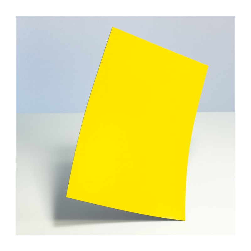 Folie magnetică A4 (297x210 mm), galben grosime 1 mm