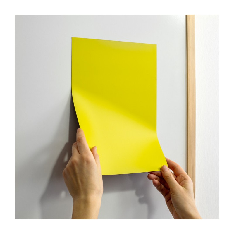 Folie magnetică A5 (210x148 mm) galben grosime 1 mm