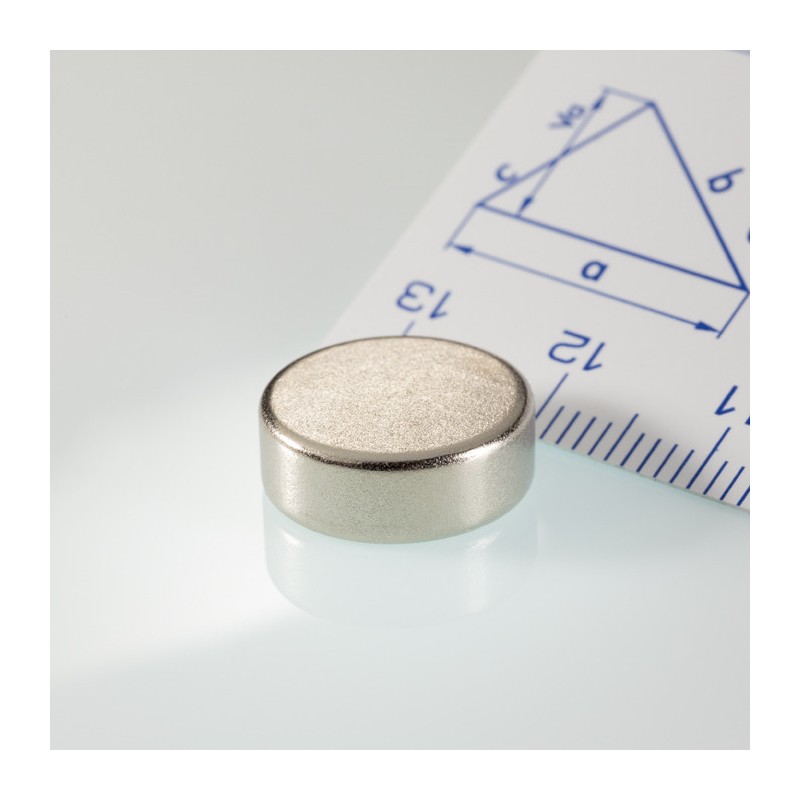 Magnet neodim cilindru cu diam.14x5 N 80 °C, VMM7-N42