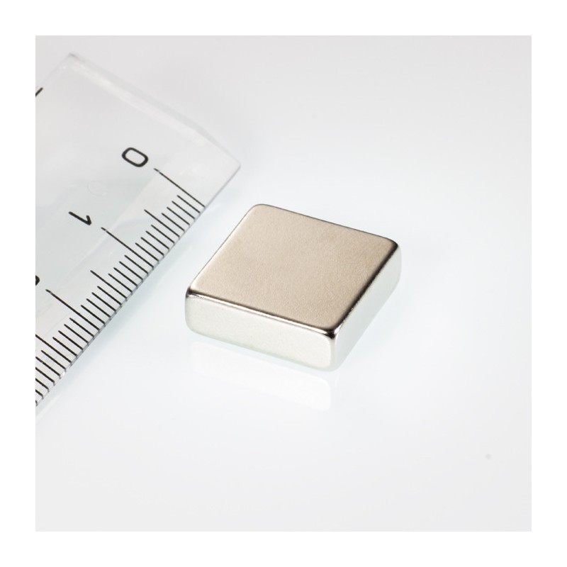 Magnet neodim bloc 15x15x5 N 80 °C, VMM4-N30