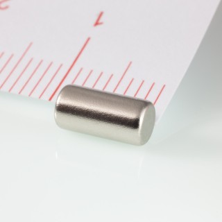 Magnet neodim cilindru cu diam.4x8 N 80 °C, VMM2-N30