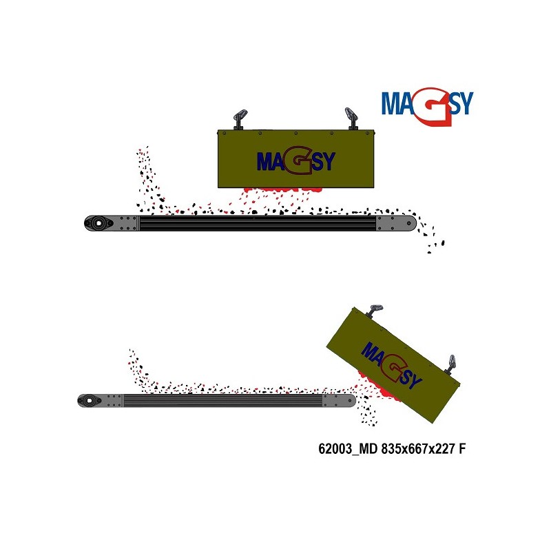 Placă magnetică MD modelul 3 - 835x667x227