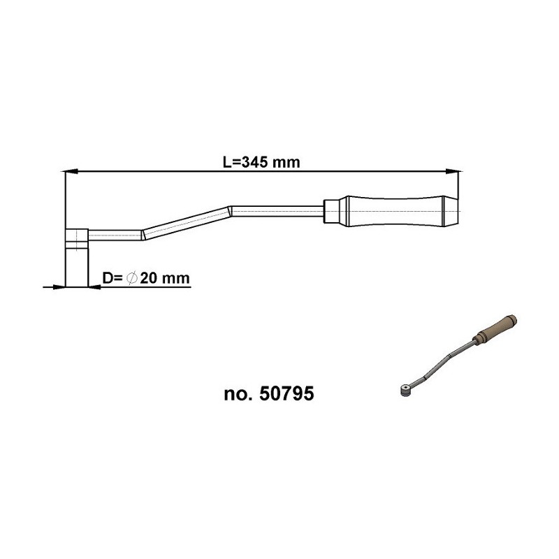 Tijă cu magnet diam. 20x6 mm temperatura suportată max. 80 °C