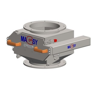 Separator magnetic cu grile MSV 200/7 VVM-UP-P-1-80-TP-RP