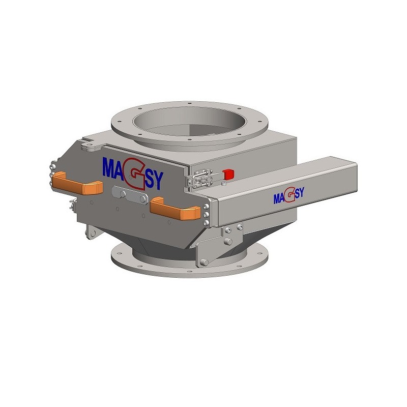 Separator magnetic cu grile MSV 200/7 VVM-UP-P-1-80-TP-RP