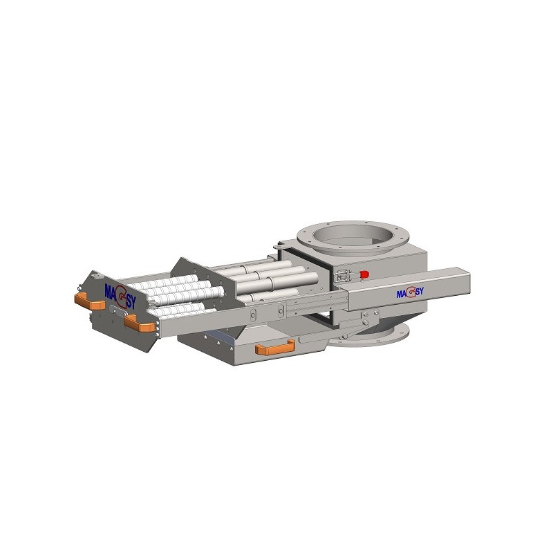 Separator magnetic cu grile MSV 200/7 VVM-UP-P-1-80-TP-RP