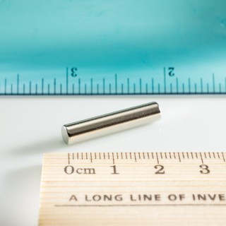 Magnet neodim cilindru cu diam.5x25 N 80 °C, VMM8-N45