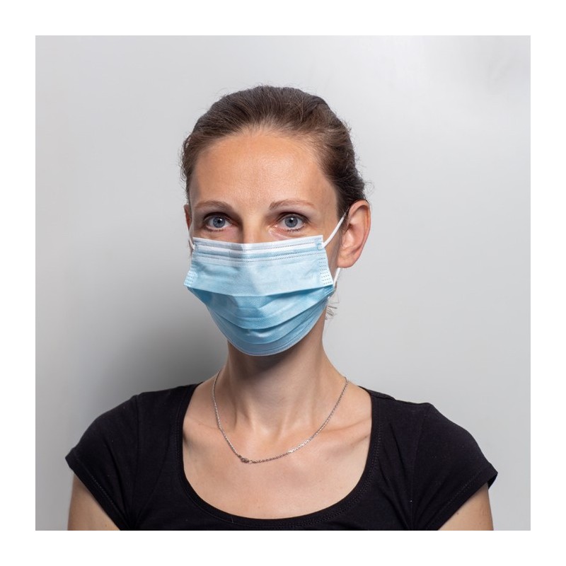 Mască de protecție FFP2/20 buc + Mască chirurgicală/50 buc