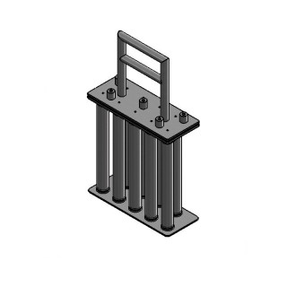 Grilă magnetică MR 300x300x120/9 VVM