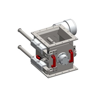 Separator magnetic cu grilă rotativă MSVR 260x260/4 VVM-P-1-80-TP-RL