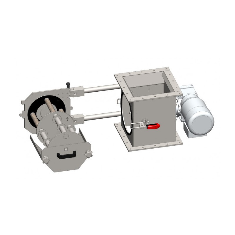 Separator magnetic cu grilă rotativă MSVR 260x260/4 VVM-P-1-80-TP-RL