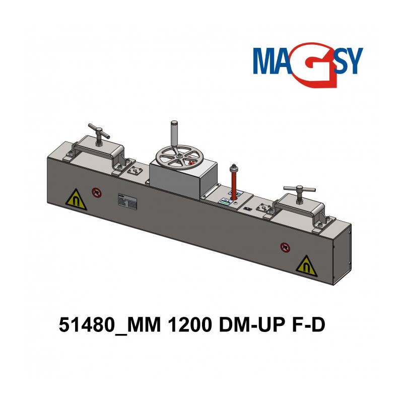 Mătură magnetică pentru cărucioare de curățenie MM 1200 DM-UP F-D