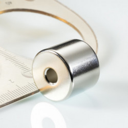 Magnet neodim inel cu diam.19,4x diam.5,1x16 N 80 °C, VMM10