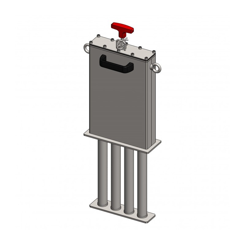 Separator magnetic pentru sisteme de racire si emulsii MRZ 280x220x60/4 VVM-1-80-P-MODEL 1