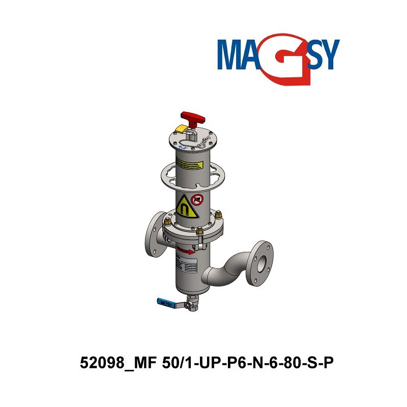 Separator magnetic lichide MF 50/1-UP-P6-N-6-80-S-P