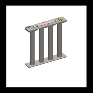 Grillă magnetică MR 250x250x50/4 SVM-120-P