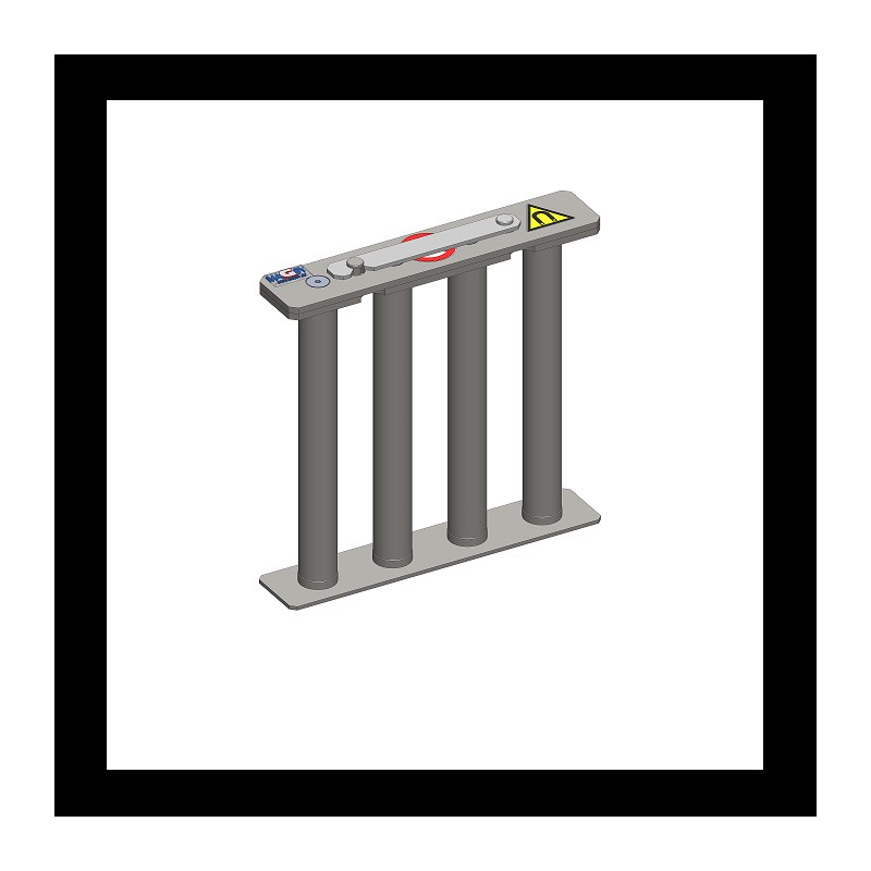 Grillă magnetică MR 250x250x50/4 SVM-120-P