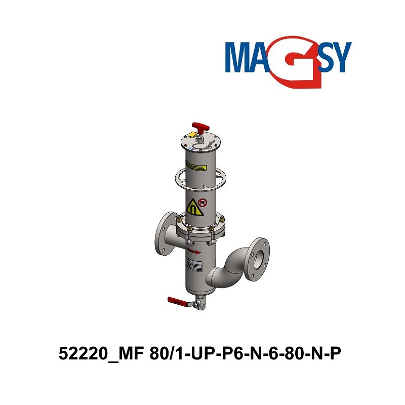 Separator magnetic lichide MF 80/1-UP-P6-N-6-80-N-P