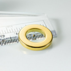 Magnet neodim inel cu diam.21,1x diam.12x3 Au 180 °C, VMM4UH-N33UH