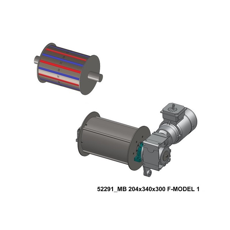 Tambur magnetic MB 204x340/300 F-MODEL 1-T