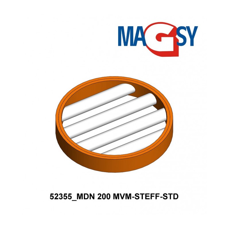 Magnet pentru pâlnia de alimentare MDN 200 MVM-STEFF-STD, 4.530 Gs, 35,5 N