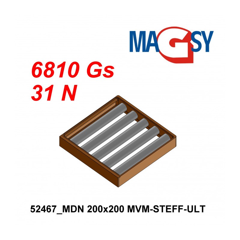 Magnet pentru pâlnia de alimentare MDN 200x200 MVM-STEFF-ULT