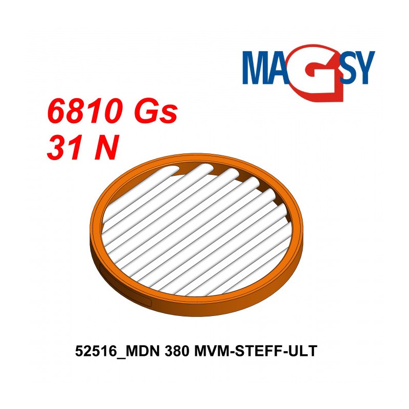 Magnet pentru pâlnia de alimentare MDN 380 MVM-STEFF-ULT, 6.810 Gs, 31 N