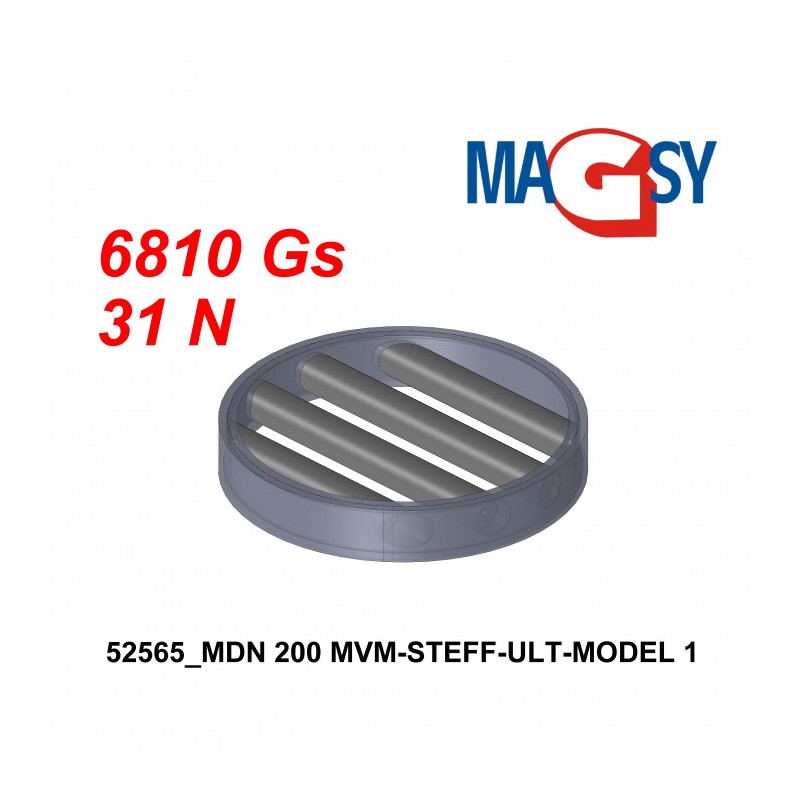 Magnet pentru pâlnia de alimentare MDN 200 MVM-STEFF-ULT-MODEL 1