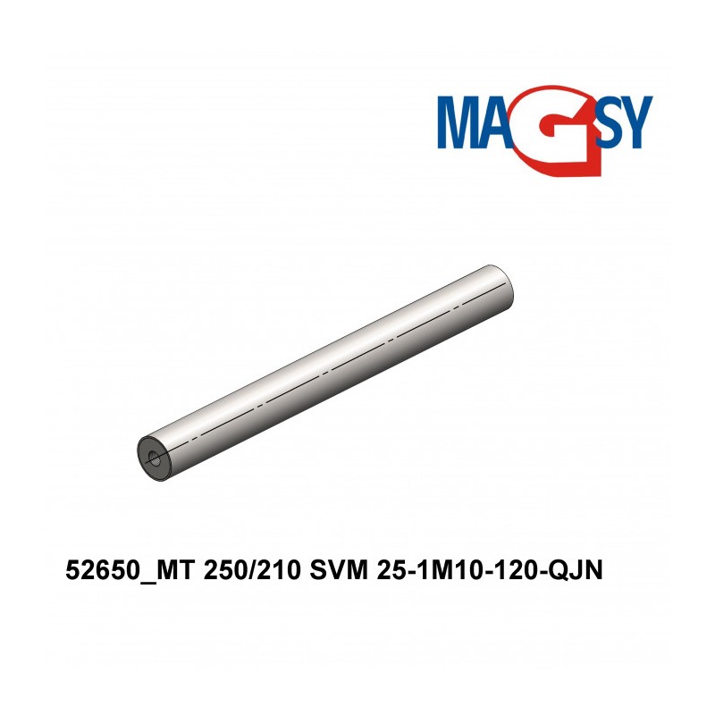 Bară magnetică - NdFeB pr.25 x 250 mm, 14.500 Gs, 95 N, 120 °C