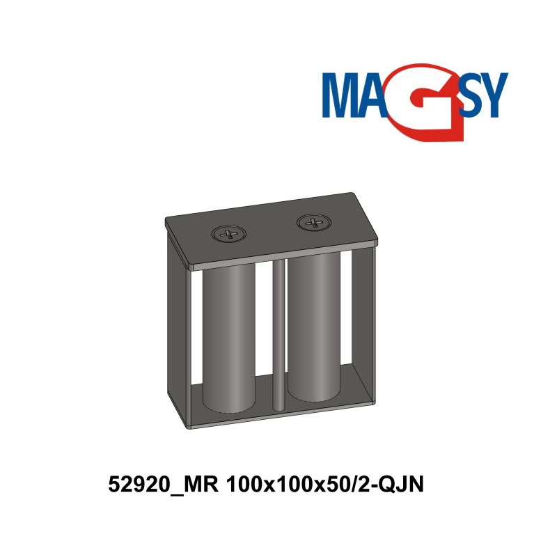 Grilă magnetică MR 100x100x50/2-QJN