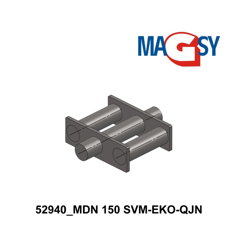 Magnet de buncăr (80 °C, 13.500 Gs, 95 N) diametru 150 mm