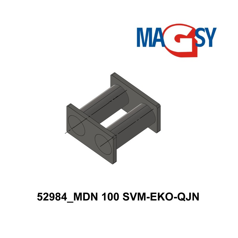Magnet de buncăr (80 °C, 13.500 Gs, 95 N) diametru 100 mm
