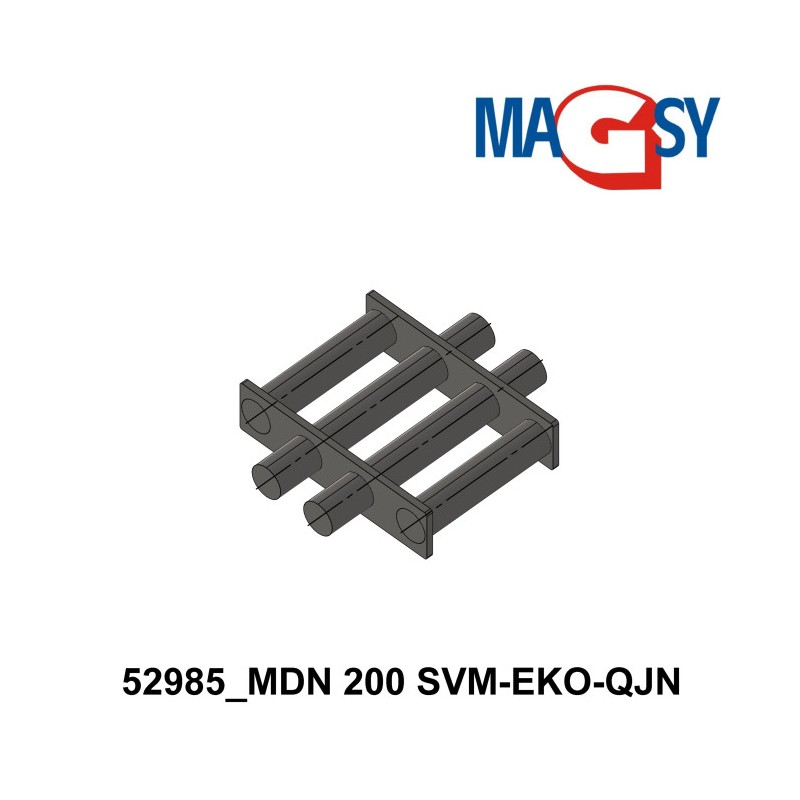 Magnet de buncăr (80 °C, 13.500 Gs, 95 N) diametru 200 mm